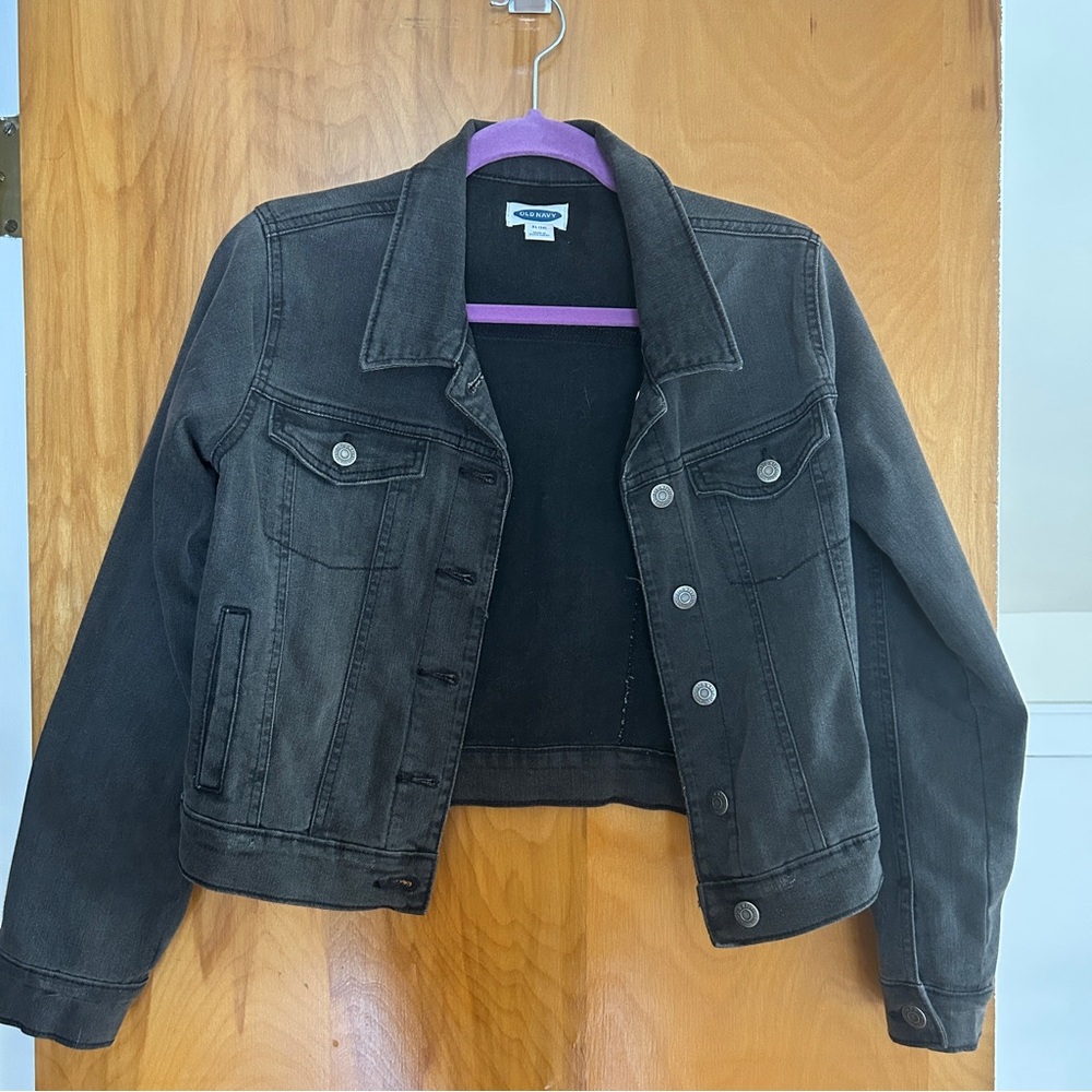 Old Navy Children's Black Denim Jacket